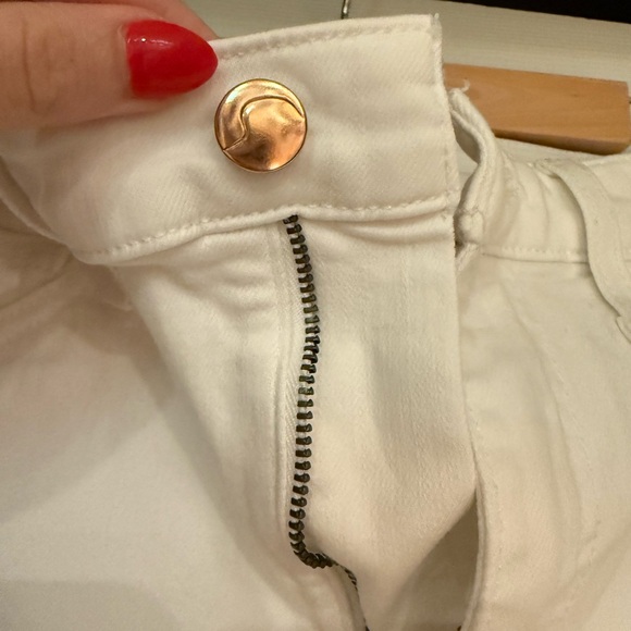 Joe’s Women's “Charlie” White High Rise Skinny Ankle Jeans - Picture 4 of 8